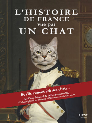 cover image of L'Histoire de France vue par un chat--et si les Gaulois, Charlemagne, Napoléon ou encore notre président actuel avaient été des chats ?